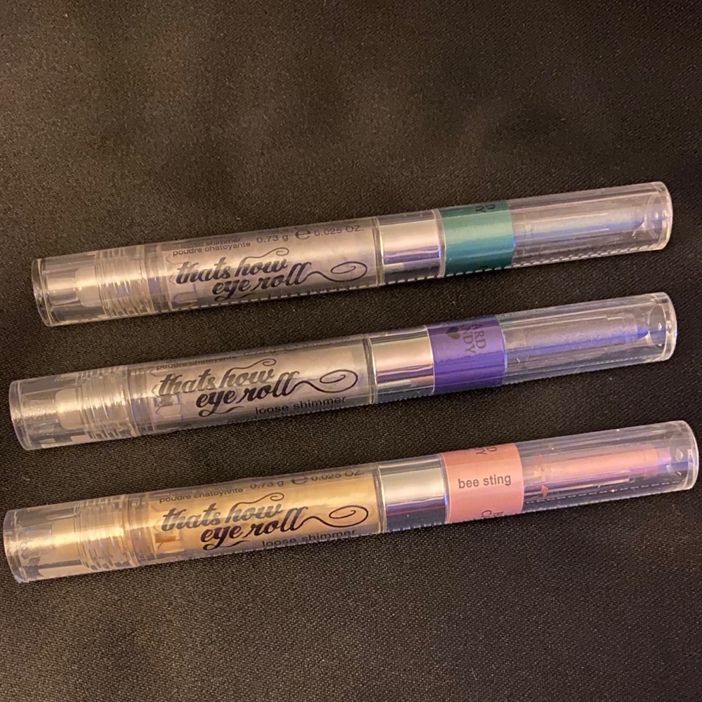 Hard Candy cream eyeshadow and powder highlighter